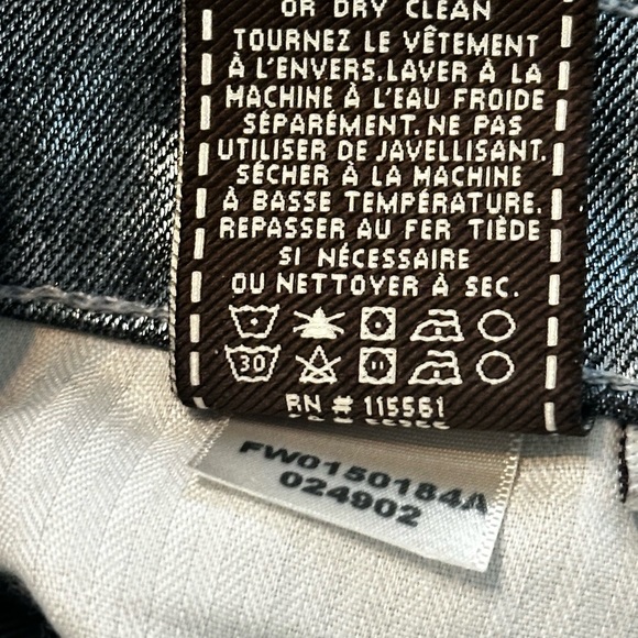 7 For All Mankind The Skinny Liquid Metallic Blue Gray Pewter Jeans USA Size 29 - Picture 7 of 9